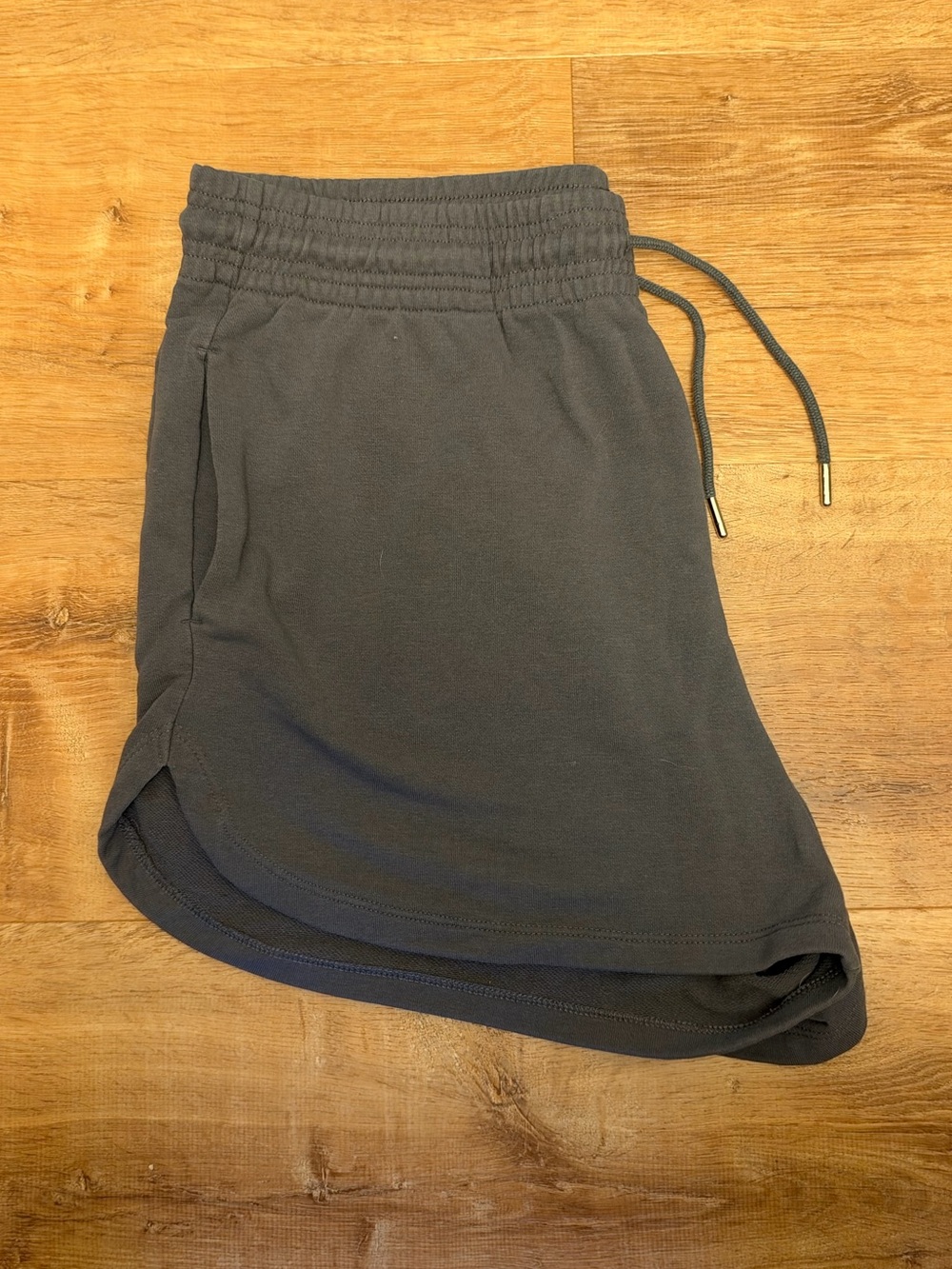 H&M Dark Charcoal Gray Drawstring Shorts